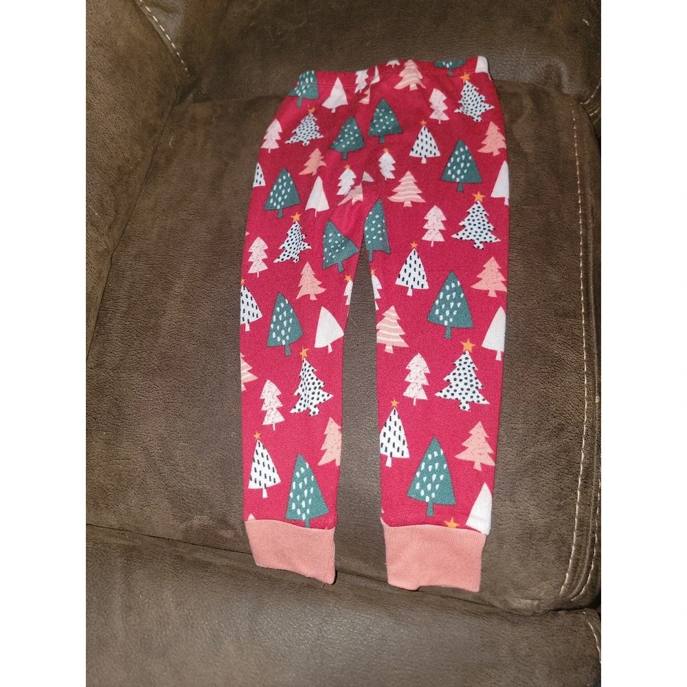 Rae‎ dunn holly jolly holiday Christmas tree pajamas size 4t
